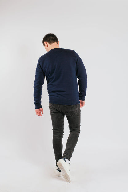 Coastal Sweater - French Navy