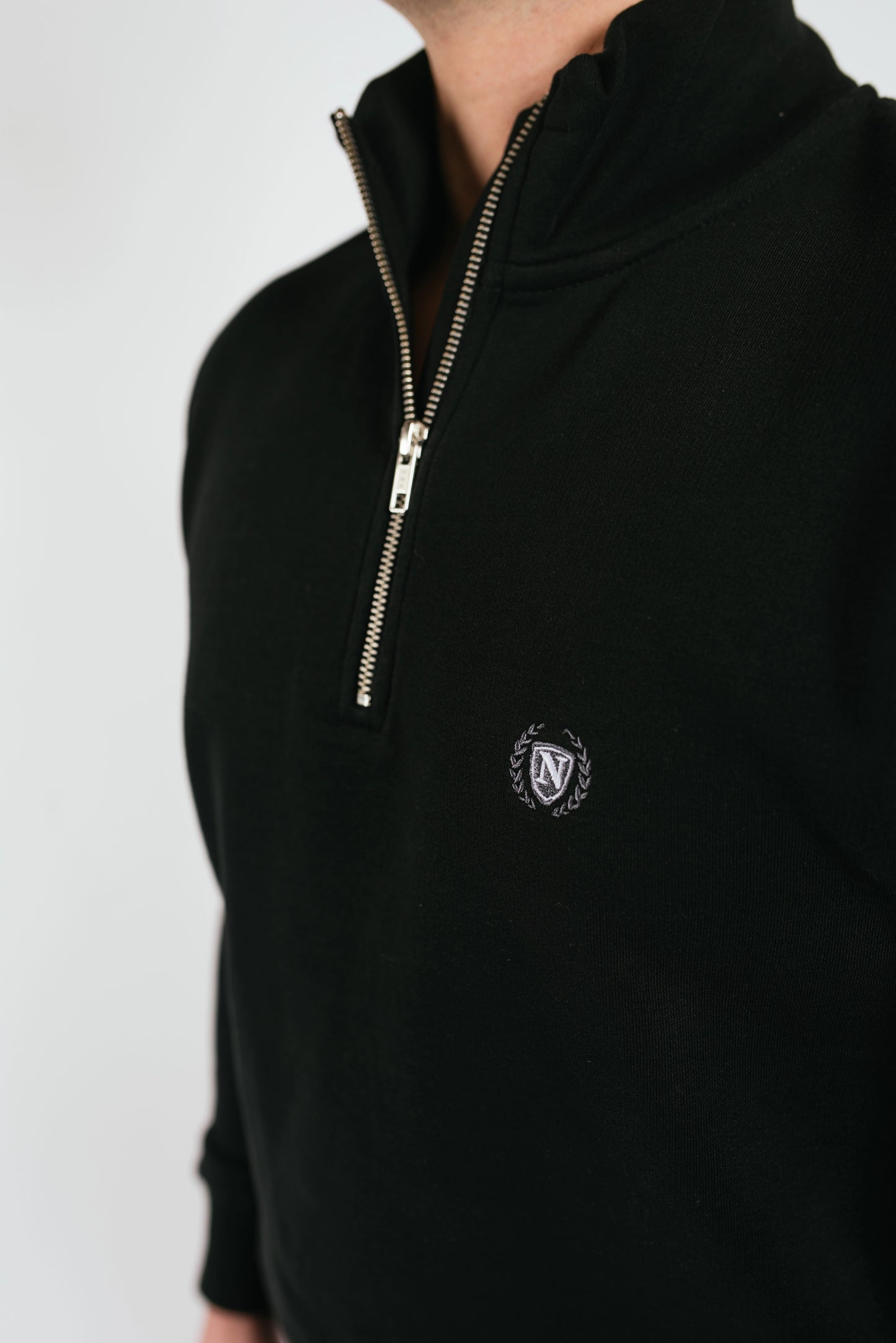 Ocean Half-Zip - Black