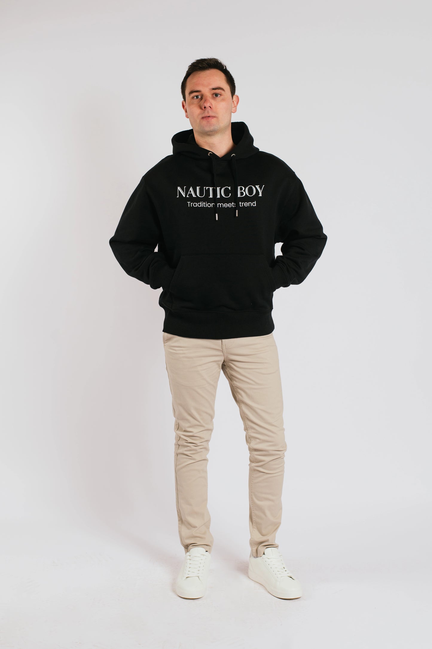 Rough Wave Hoodie - Black