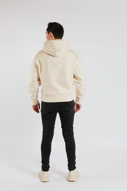 Rough Wave Hoodie - Natural Raw