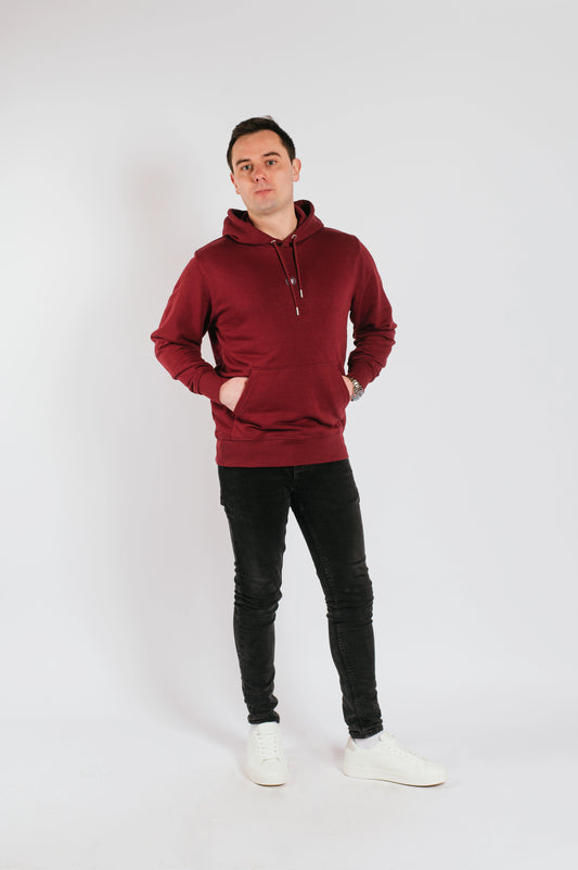 Shallow Wave Hoodie - Burgundy